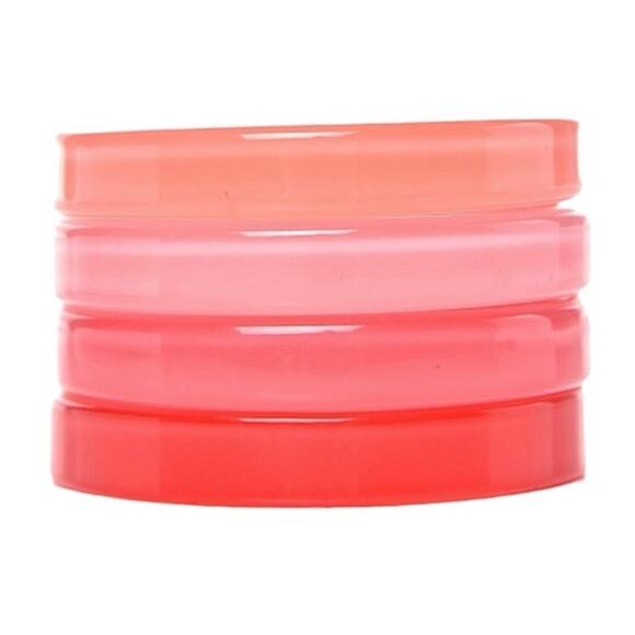 AUTH Chanel Dark Pink Logo Lucite Resin Bangle Bracelet - Picture 11 of 12